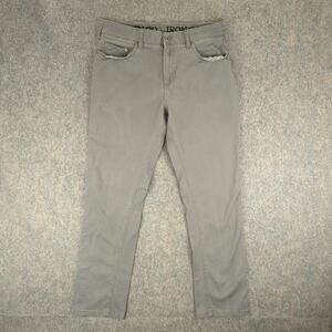 Iron Co. Jeans Mens 34x32 Gray Slate Casual Stretch 5-Pocket Style 1769164S